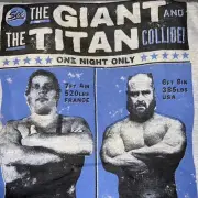 Pro Wrestling Crate Tshirt - Giant & Titan T-shirt - Size XL
