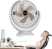 Portable Fan,Portable Rechargeable Camping Fan - Small Personal Quiet Cooling Device with 3 Wind Speed for Table Desktop Offices Outdoor Camping Sleeping Work