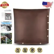 Five-Layer Waterproof Backflow Preventer Cover with Easy Installation Hooks