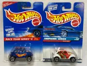 Hot Wheels Volkwagen Baja Bug 2-Car Collection 1996 #393 1998 #694 Dune Buggy VW