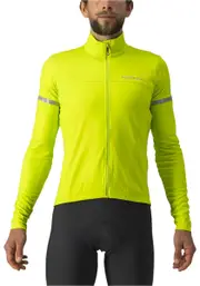 CASTELLI FONDO JERSEY ELECTRIC LIME/SILVER REFLEX