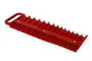 Lisle 40200 Red 3/8" Magnetic Deep & Standard Socket Holder Rack Organizer