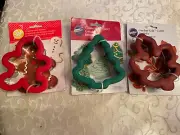 Wilton Comfort Grip Cutters Maple Leaf, GB Boy, Tree