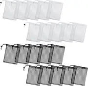 Pack of 20 Mesh Bags, Small Mesh Bag with Drawstring, Mini Drawstring Bag, Nylon Storage Mesh Bag, Sports Net Bag for Toys, Sports Storage