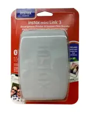 Fujifilm 600023908 instax Mini Link 3 Smartphone Wireless Printer with 10 pack
