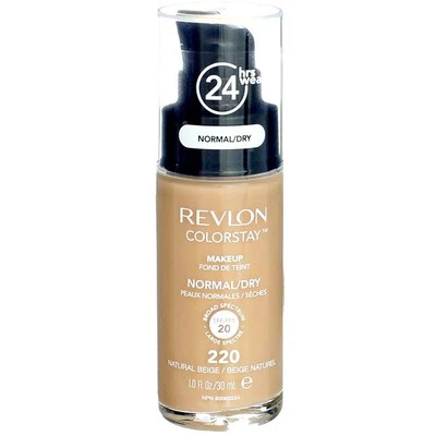 3 Pack Revlon ColorStay Makeup Foundation For Normal Dry Skin, Natural Beige ...