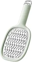 Qkbuza Lemon Zester Grater with Handle - Safe Carrot Grater Ergonomic Design,Manual Graters & Slicers Portable Efficient for Cheese Chocolate Potato Cucumber