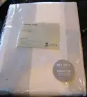 2 West Elm Cabana Stripe drapes panels curtains 48 X 108 frost gray New