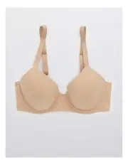 [Aerie] Smoothez Full Coverage Lightly Lined Bra in Sands