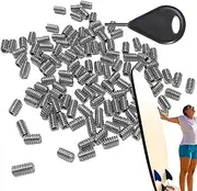 Surfboard Fin Tool - 50PCS Stainless Steel Fin Screw - Surfboard Tool, Fin Screw for Paddle Board, Stainless Steel Fin Screw, Paddle Board Fin for Women Men