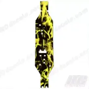 1/10 EXO Terra Buggy Axial Main Chassis Plate Protector Flames Yellow AX30798