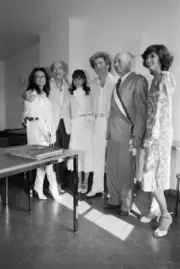 Marriage Of Singer Eddy Mitchell And Muriel Bailleul Old Historic Photo 2