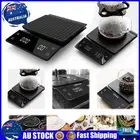Digital Coffee Scale with Timer 3kg/0.1g Kitchen Weighing Scale High Precision ^