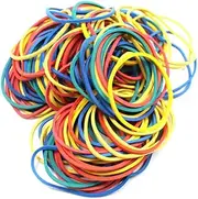 500Pcs Coloured Rubber Elastic Bands,Rubber Bands,38mm Thick Rubber Bands,Children's Rubber Bands,for Hair,Catapults,Office Supplies