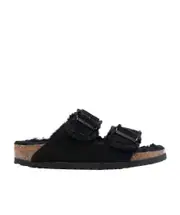 Birkenstock Arizona Buckled Slip-On Sandals 44,45,46,36,37,38,39,40,41,42,43 Black