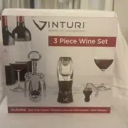 Vinturi 3 Piece Deluxe Wine Bundle (Stopper, Aerator, Corkscrew)