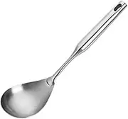 Rice Scooper Spoon Stainless Steel Serving Ladle, Dinner Spoon Serving Spoon, 304 Stainless Steel 12.5 Inch Premium Brushed Stainless Steel Large Serving Spoon Kitchen Utensil