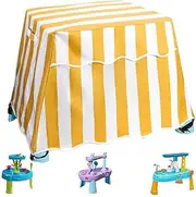 Waterproof Water Table Cover - 600D Oxford cloth Waterproof Outdoor Toys Cover for Kids - Yellow Dust Proof Cover, Cute Water Table Cover for Boys & Girls