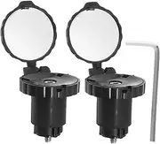 LOORGVEL 1 Pair Block The Rearview Mirror Bike Mirrors Accessories Bike Rear View Mirrors Bike Handlebar Mirror Bicycl'e Rearview Mirrors Mirror for Bike Handlebar Plastic Black