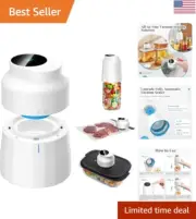Sustainable Canning Jar Vacuum Sealer - Reduces Food Waste, Preserves Freshness