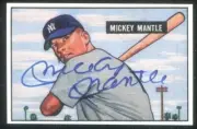 Mickey Mantle Rookie Reprint Facsimile Signature/ 1992 Pinnacle #7 The Rookie