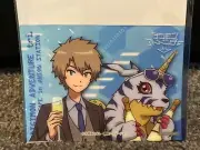 Digimon Adventure Tri. Music Cafe Clear Bromide Postcard YAMATO & GABUMON