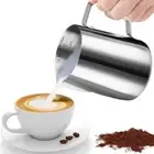 304 Stainless Steel Milk Frother Cup Clear Scale Milk Frother Pouring Jug Home