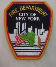 FDNY-NYC Fire Department patch-shamrock version-B