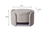 BICHENO Storage Ottoman