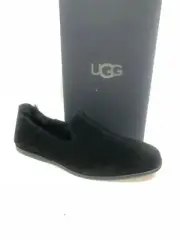 UGG Australia Men's Chateau Slipper Black Suede Shoes 1106807 Toscana Slip On