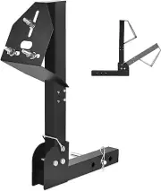 Universal Trailer Hitch Spare Tire Carrier Adjustable Mount for Truck Receiver F