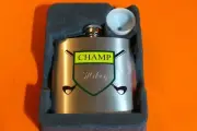 PERSONALIZED "MIKEY" GOLF CHAMP FLASK NIB