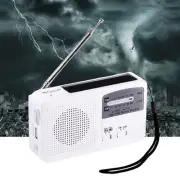 Hand Crank Emergency Radio, Portable AM FM Solar Radios with LED Flashlights ...