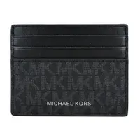 在飛比找PChome24h購物優惠-MICHAEL KORS MK滿版六卡名片夾-黑