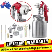 Automotive Spray Gun siphon Paint Air Sprayer HVLP Car Kit Tool 3 Nozzle