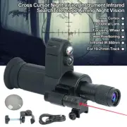850nm Cross Cursor Aiming IR Infrared Night Vision Monocular + Red Laser Sight