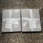 Pottery Barn Belgian Flax Linen WAFFLE WEAVE Standard Pillow Shams NWT Set of 2