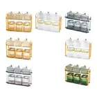 Sealed Storage Jars Divided Snack Tray Elegant Condiment Tray Easy to Refill