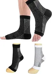 WANTUSHUI Men's Compression Socks XXL Pack of 2