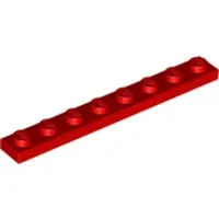 在飛比找蝦皮商城優惠-LEGO零件 薄板磚 1x8 紅色 3460 346021【