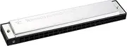TOMBO 3121 Double Sound Harmonica, C-Tone Dragonfly Band, 21 Holes