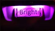 Purple LED Number Plate for Ford EA EB EF EL AU BA BF FG Sedan Ute Wagon