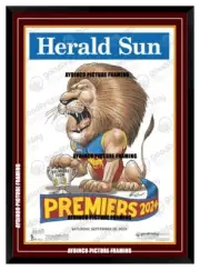 2024 AFL Premiers Brisbane Lions Photo Poster Framed Memorabilia