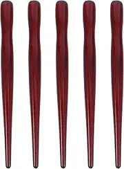 TEHAUX 5pcs Nibs Pen Holder, Dip Pen Set Comic Dip Speedball Wooden Pen Nibs Holder for Art Painting English Calligraphy
