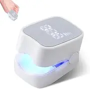 Upgrade Nail Fungus Laser Device with Time Display, 910nm Infrared Light + 470nm Blue Light, Effective Onychomycosis Cleaning, Fungal Nail Treatment, FSA HSA Eligible