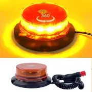 Magnetic Strobe Beacon Lights with 8.5Ft Spring Retractable Cable, LED Flashing