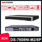 Hikvision DS-7608NI-M2/8P 8K 8ch Channel 8 PoE NVR Network Recorder M Series NEW