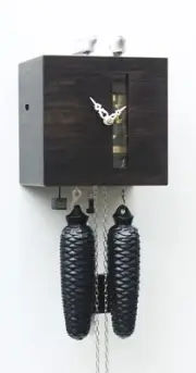 Modern cuckoo clock 8 day running time, Bamboo RH BB33 FV-2 NEW