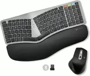 X9 Ergonomic Keyboard and Mouse Wireless Combo 2.4G+BT - Comfortable Bluetooth