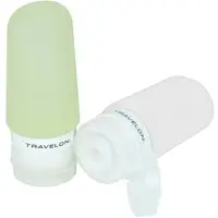 在飛比找樂天市場購物網優惠-《TRAVELON》旅行分裝瓶(小綠白2入) | 沐浴乳 洗